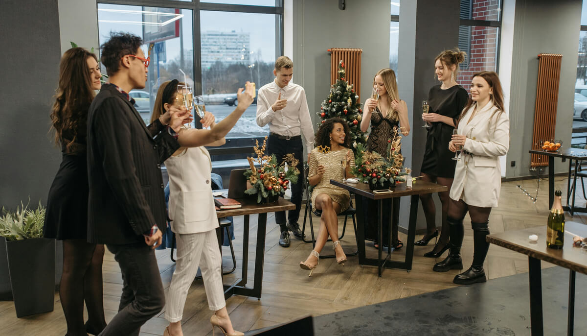 Christmas party for employees